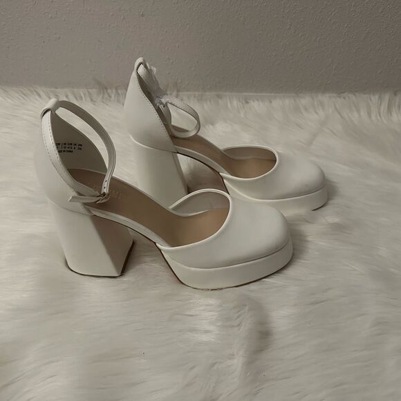 DREAM PAIRS Women's Chunky Platform High Heels Closed Toe Block Ankle Strap - Picture 2 of 13